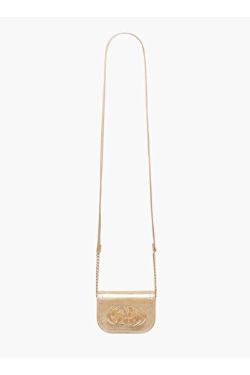 Celeste Celeste Embellished Crossbody Bag with Chain Strap and Button Closure