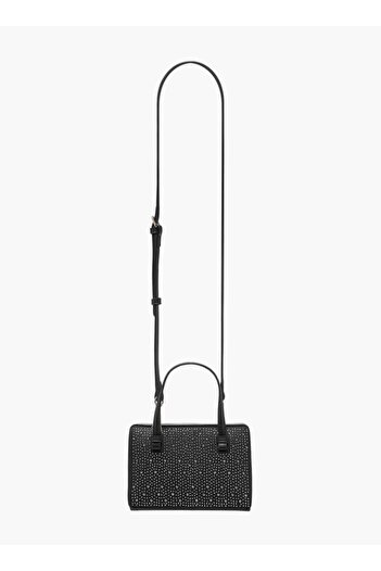 Celeste Embellished Tote Bag with Adjustable Strap and Magnetic Closure - W 9.5 x H 13.5 x D 18.5 cm