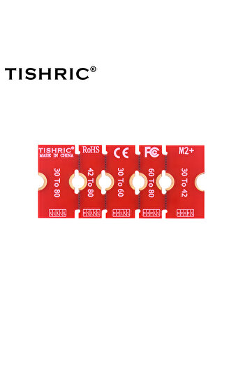 Choice Red TISHRIC M.2 SSD Extension Adapter M2 Solid-state Drive 2230 2242 2260 to 2280 Extension Bracke
