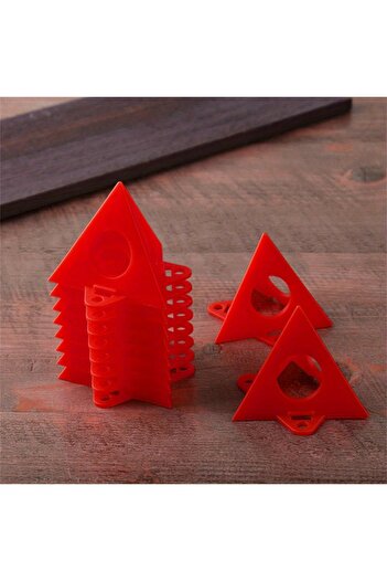 Choice 10pcs red 10Pcs Pyramid Stands Painter's Painting Stands Mini Cone Paint Stands for Canvas and Door