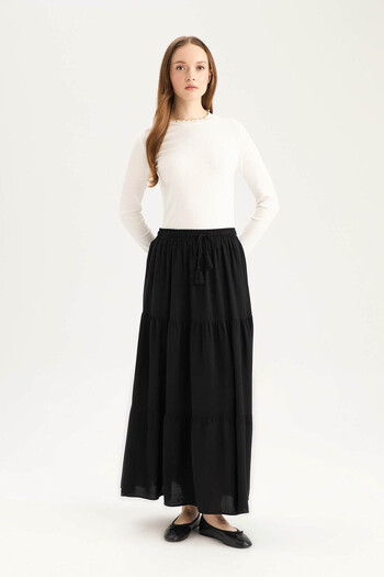 DeFacto Black Women's Skirt Z3406Az/Bk81