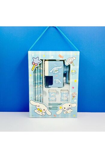 Miniso Cinnamoroll Set Kuromi Cinnamoroll Stationery Set Gift Box Creative Learning Stationery Hand Shake P