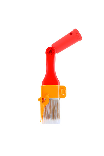 Choice Red Adjustable Edger Paint Brush Clean Cut Profesional Latex Paint Brush for Home Room Wall Office C
