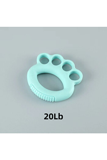 Choice Mint green 20Lb Silicone Adjustable Hand Grip Finger Recovery Trainer Exercise Carpal Expander Muscl