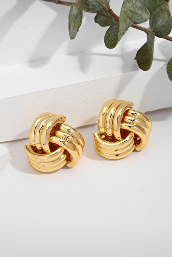 Chavin Gold Bijouterie Retro Style Women's Earrings Ev21Sr