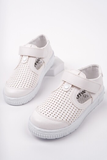 MUGGO Pepe Velcro Perforated Daily Light Sole Unisex Children's Shoes