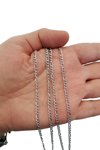 Chavin Figaro Model Flat 70 cm 3 mm Long Steel Men's Chain Ei11