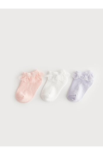 LC Waikiki Baby Girl Booties Socks 3-Piece (S3)