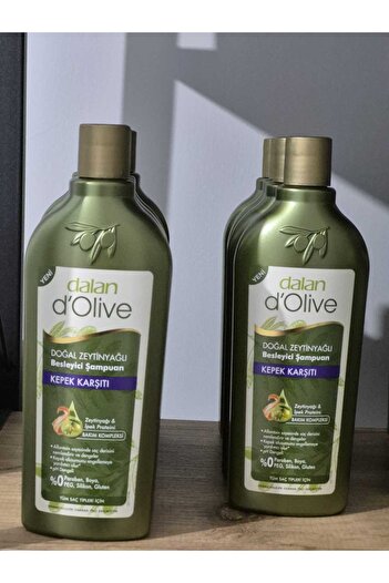 Dalan D'olive Kepek Karşıtı Doğal Zeytinyağlı Besleyici Şampuan -400 ml-