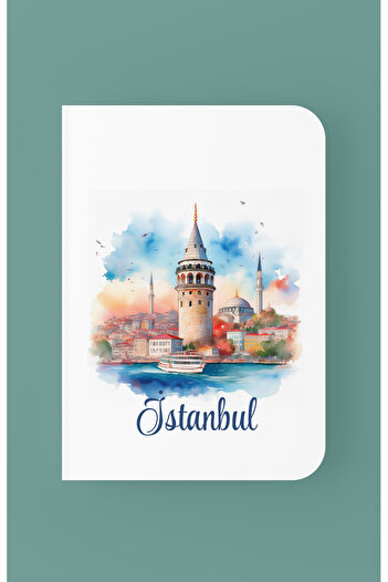 Dava Adamı Yayınları Istanbul Mini Notebook - A6 Size Line Diesel