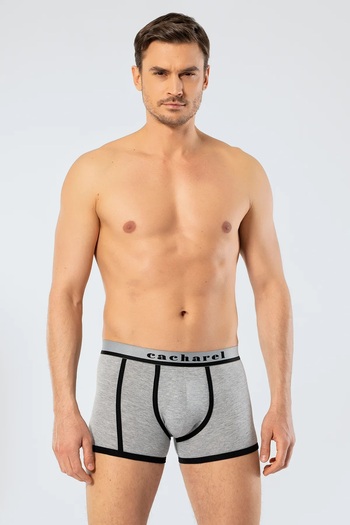 Cacharel Men's Lycra Stripe 2 Pack Boxers 95 Cotton 5% Elestan