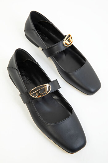 SOHO Women's Black Ballerinas 20278