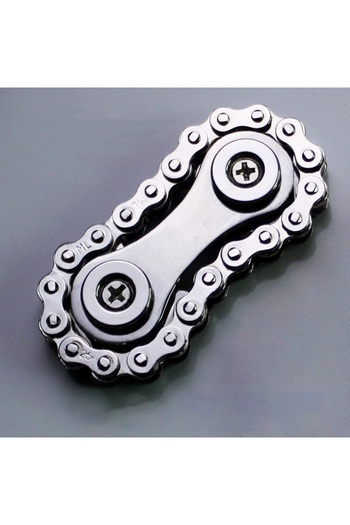 Choice Sliver-OPP Sprockets Flywheel Fingertip Gyro Fidget Spinner Antistress Anxiety Metal Bike Chains EDC