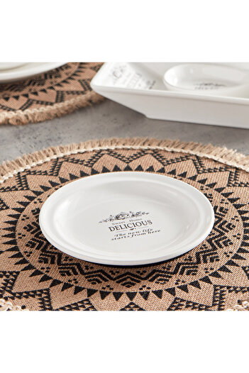 erorex Sweet Home 2-Piece Ceramic Side Plate Set - 18 cm