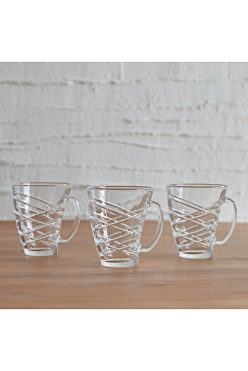 erorex Luminarc Elanor Pop 3-Piece Mug Set - 250 ml