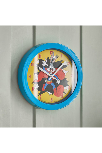 erorex Looney Tunes Plastic Wall Clock - 24x24 cm