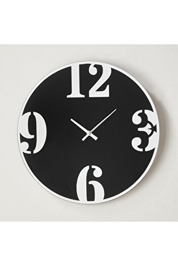 erorex Fero Clock with Tinted Glass - 38x4.5x38 cm