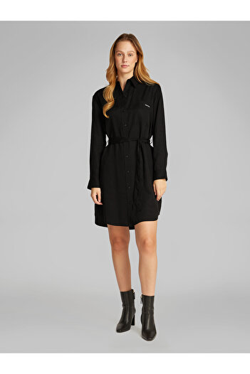Calvin Klein Calvin Klein Women Black Shirt Dress