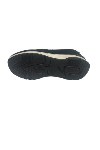 DGN Black Suede Genuine Leather Comfortable Women's Shoes Dgn.P48-1512