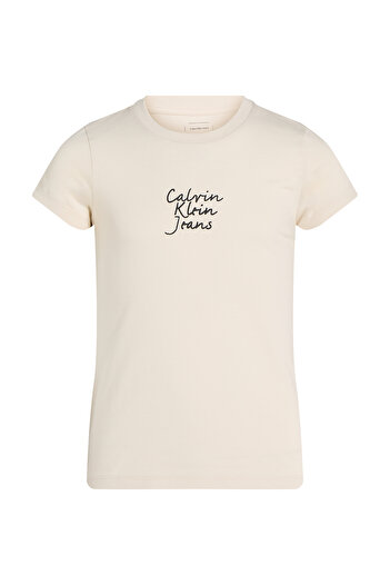 Calvin Klein Calvin Klein Girls White T-Shirt