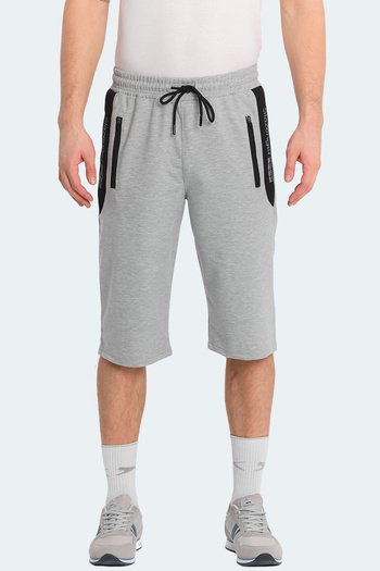 Slazenger Neacel Men's Pocket Capri Gray Shorts