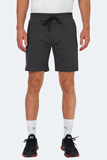 Slazenger Vano I Men's Dark Gray Shorts with Pockets