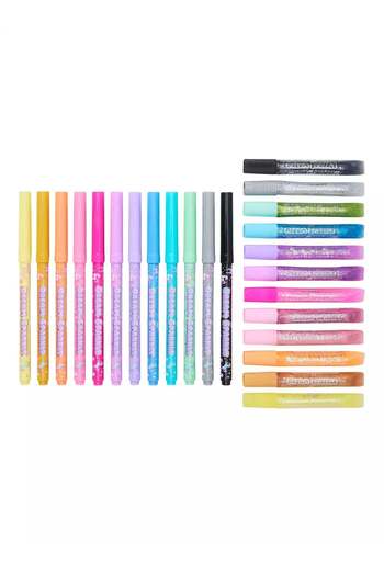 SMIGGLE - Dream Sparkle Colors and Glitters Stationery Set
