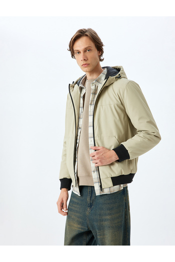 Koton Slim Fit Zippered Seasonal Jacket