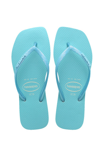 Havaianas Γυναικείες παντόφλες Square Glitter Neon Blue