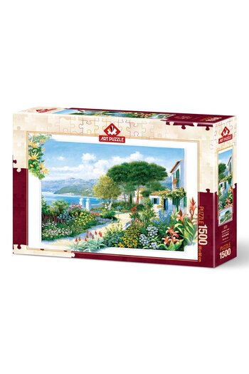 Art Puzzle Coastal Town 1500 Piece Puzzle