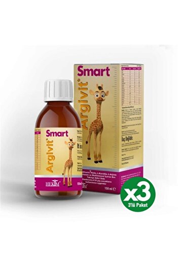 Argivit 3 Pieces 150 ml Smart Syrup