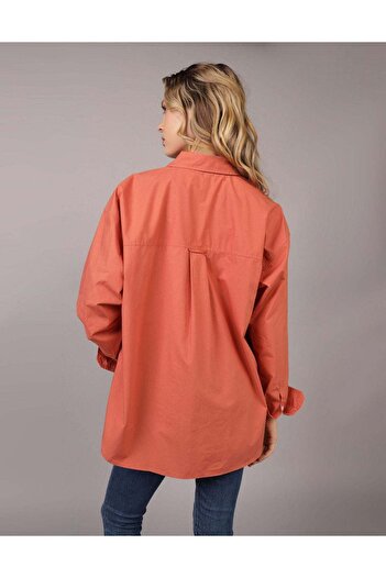 AMERICAN EAGLE AE Oversized Perfect Button-Up Shirt