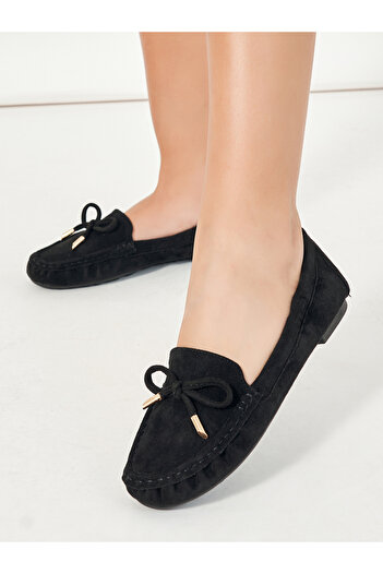 Styli Bow Design Loafers