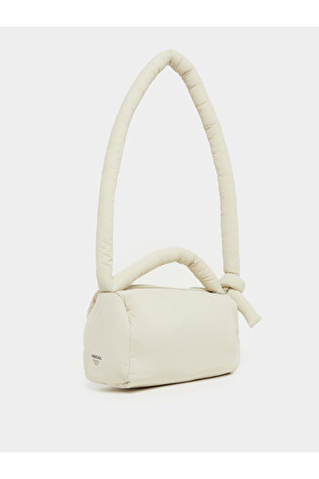 Styli Minimal Print Handbag with Knotted Strap