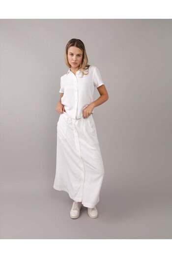 AMERICAN EAGLE AE Button Front Midi Skirt
