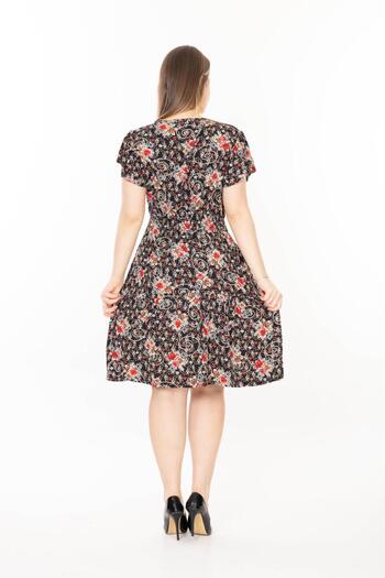 mervemoda Women's Short Sleeve Summer Dress