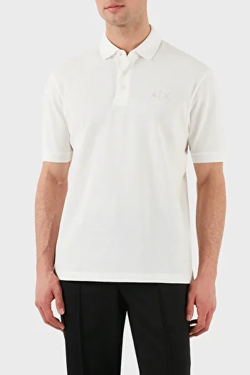 Armani Exchange Ανδρικό μπλουζάκι με λαιμόκοψη πόλο - 100% βαμβάκι, κανονική εφαρμογή XM 000330   AF10366 U
