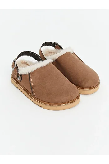 LC Waikiki Γυναικείες παντόφλες σπιτιών KOOR Suede Look