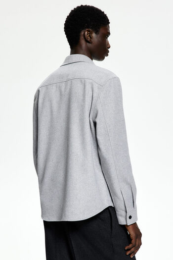 H&M Regular Fit Keçeli Üst Gömlek