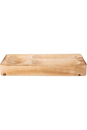 AKDC Wooden Nuts Tray 15Cm X 30Cm X 4Cm Brown