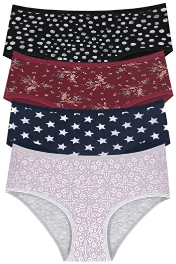 Newlilla 18006-11 Women's Bato 4-Piece Panties