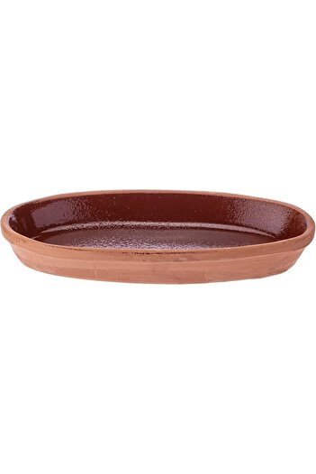 AKDC Oval 12Cm X 26Cm X 3Cm Clay Colour