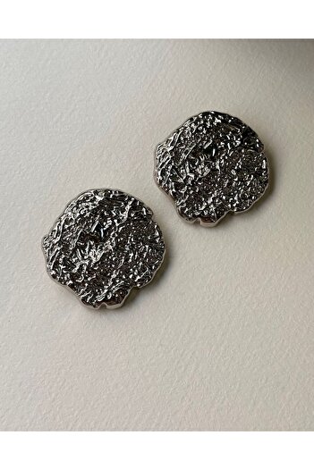ODDA TASARIM ATÖLYESİ Z.A.R.A Model Silver Design - Extra Large Size Coat, Jacket, Vest and Dress 2-Piece Button Set (4.5cm)