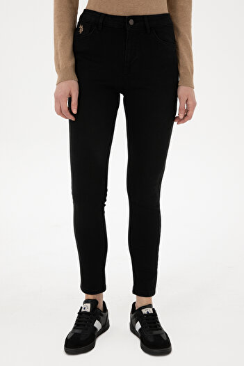 U.S. Polo Assn. Women's Black Skinny Fit Jean Trousers 50295406-Dn0027