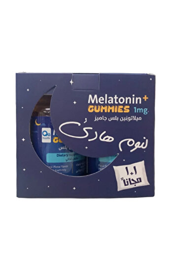 NUTRIV Melatonin Plus Gummies for a Good Night's Sleep 1+1 Free - by Nutrvi Q Health 120 Gummies
