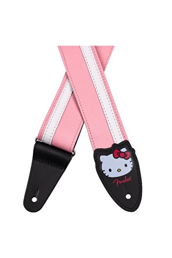 FENDER Hello Kitty Pink Deri Gitar Askısı