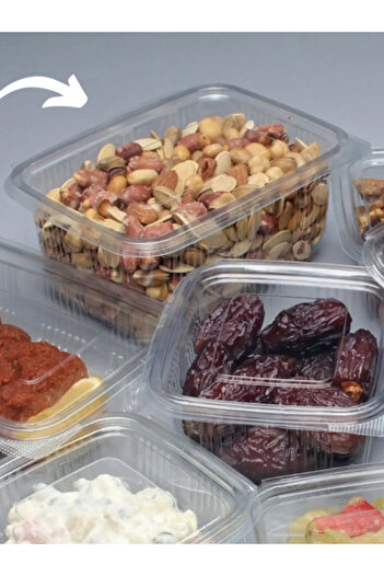 Mezpack Ambalaj 1000 جرام غطاء مقاوم للحرارة 25 قطعة