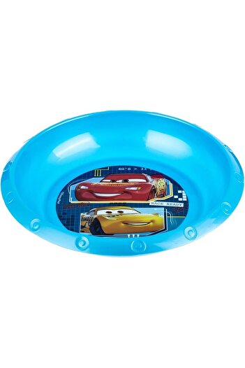 AKDC Snack Plate Cars L(16cm) xW(16cm) xH(3cm) Blue