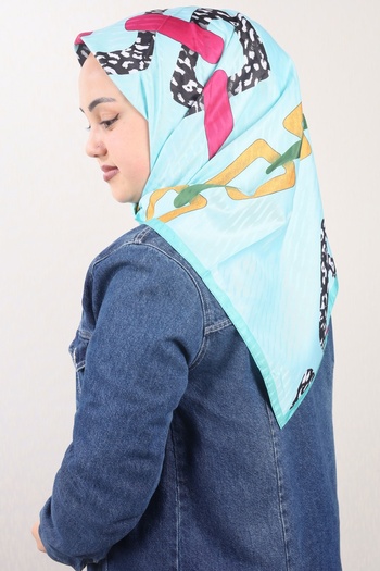 SAPPHIRE Patterned Tivil Scarf - Pattern-01 - Color-07