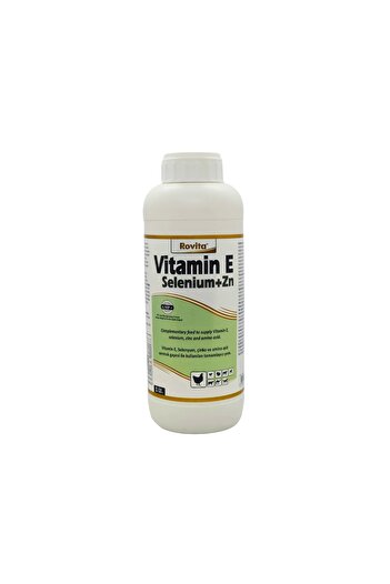 Royal İlaç Vitamin E Selenium + Zn 1 Lt. Kanatlı Hayvanlar İçin Vitamin Ve Mineral Destekleyici Yem